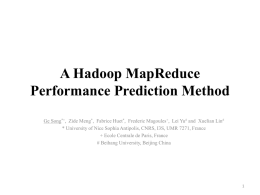 A Hadoop MapReduce