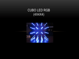 CUBO LED RGB (4x4x4)