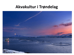 Akvakultur i Trøndelag - Nord