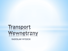 Transport Wewnętrzny Definicja transportu wewnętrznego