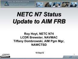NETC N7 Status