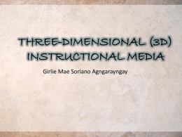 three-dimensional (3d) instructional media
