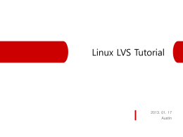 Linux_LVS_Tutorial