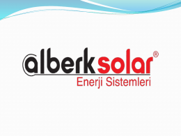 Slayt 1 - Alberk Solar Enerji Sistemleri