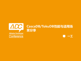 CascaDB/TokuDB性能与适用场景分享