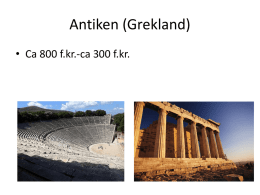 Översikt över det antika grekland