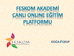 Canlı Online Eğitim Platformu
