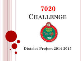 Project 7020 - Rotaract