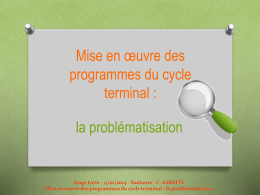 Stage lyc&eacute;e - 13/01/2014 - Toulouse