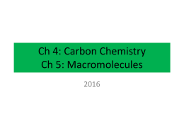 Ch4Carbonand5Macromolecules