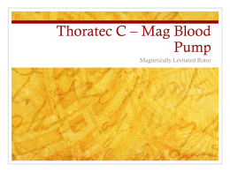 Thoratec C * Mag Blood Pump