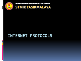 MAC ADDRESS & IP ADDRESS - repository stmik tasikmalaya