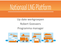 Robert Goevaers, programmanager van het Nationaal LNG Platform