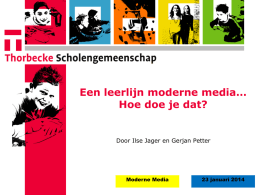 leerlijn moderne media