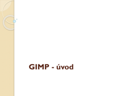GIMP - nástroje