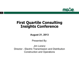 About MGE - First Quartile Consulting
