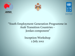 *Youth Employment Generation Programme in Arab Transition