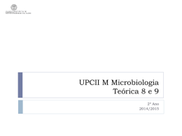 aula teórica 8-9 Conceitos gerais do Microbioma Humano