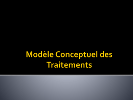 Modèle Conceptuel des Traitements Diagramme de flux - Toubkal-it