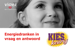 Presentatie energiedranken
