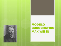 modelo burocratico max weber