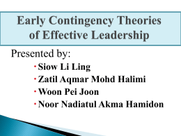 LPC contingency Model