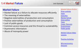 PPT Market Failure - QSI International School of Shenzhen