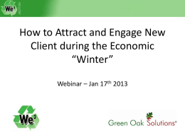 How to Attract and Engage New Clients
