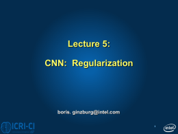 Lecture 5 CNN - dropout