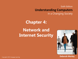 Chapter 4 (Network and Internet Security)