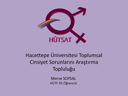 toplumsal cinsiyet - Hacettepe Üniversitesi