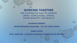 Working together - California Association of Resource Conservation