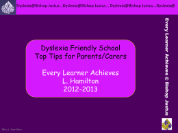 Dyslexia Friendly Classrooms Top Tips