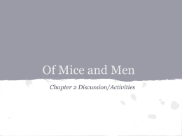 Of Mice and Men - Mounds View School Websites