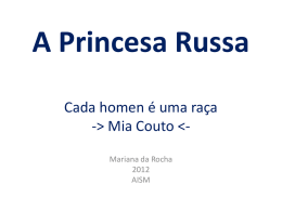 A Princesa Russa -> Mia Couto <-