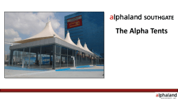 The Alpha Tents and Function Rooms Rates