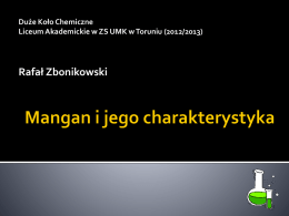 Mangan – prezentacja (R. Zbonikowski)