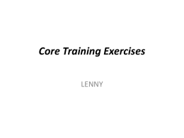 Core Training Exercises