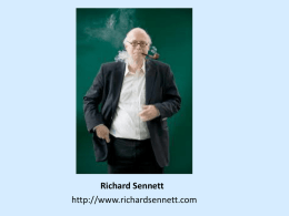 PP Richard Sennett def