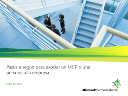 Como vincular personal - Microsoft Partner Network | México