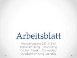Arbeitsblatt - FrauHuffman2013