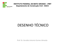 DESENHO TÉCNICO - Geraldo Antonio Gomes Almeida, Dr.