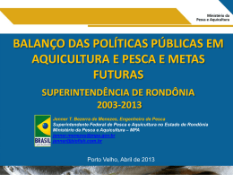 RONDÔNIA - pirarucugente.com.br