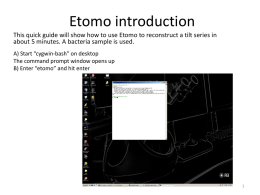 Etomo introduction