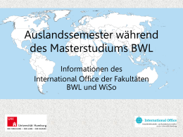 Präsentation MSc BWL
