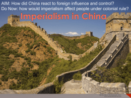 Chinaimperialism - My Social Studies Teacher