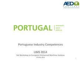 Portuguese Industry Experience and Competences in UAV for