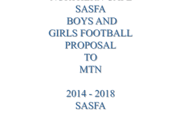 northern cape sasfa boys and girls football proposal to mtn 2014