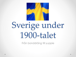 Sverige 1850-1950
