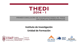 THEDI 2014-1